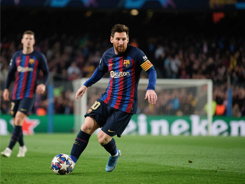 梅西今晨再创佳绩，荣获全场最佳